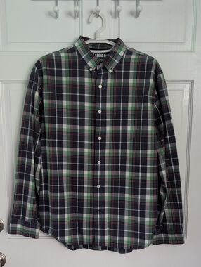Old Navy Size Large Plaid Button Front Shirt